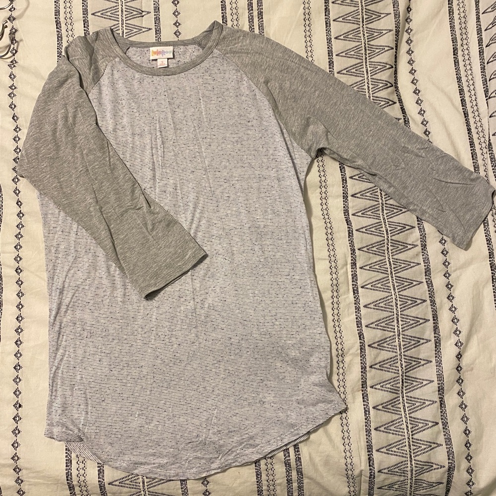 Lularoe 3/4 sleeve baseball tee Randy small